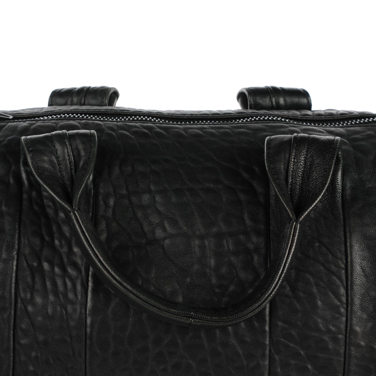 Alexander Wang Pebbled Lambskin Rocco Black Matte Black Hardware 3 of 11