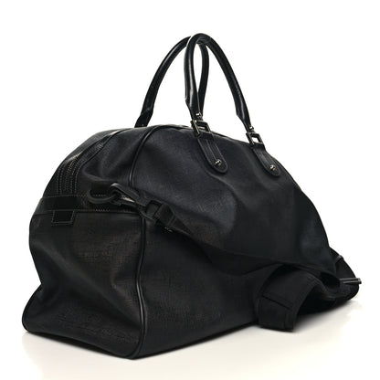 Gucci Coated Canvas Interlocking G Duffle Bag Black 2 of 11