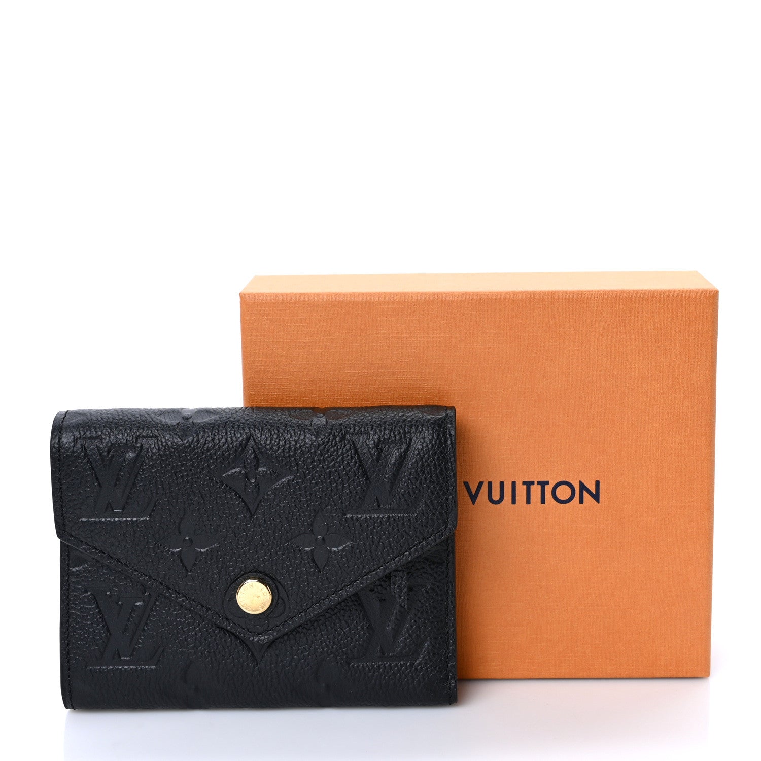 Louis Vuitton Empreinte Victorine Wallet Black 7 of 7