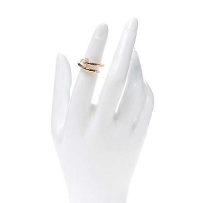 Cartier 18K Pink Gold Diamond Juste Un Clou Ring 50 5.25 2 of 5