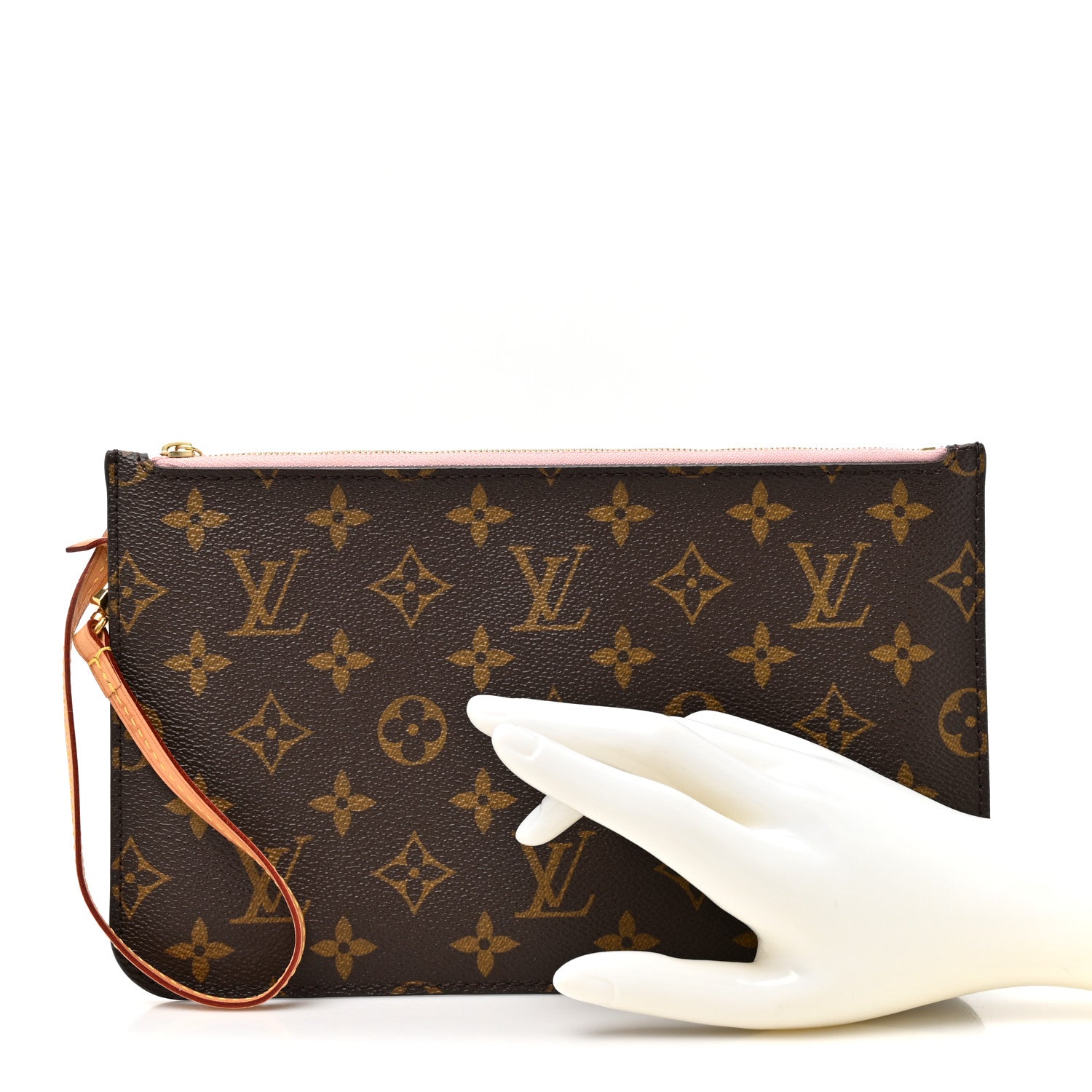 Louis Vuitton Monogram Neverfull MM GM Pochette Rose Ballerine Rose Ballerine 2 of 8