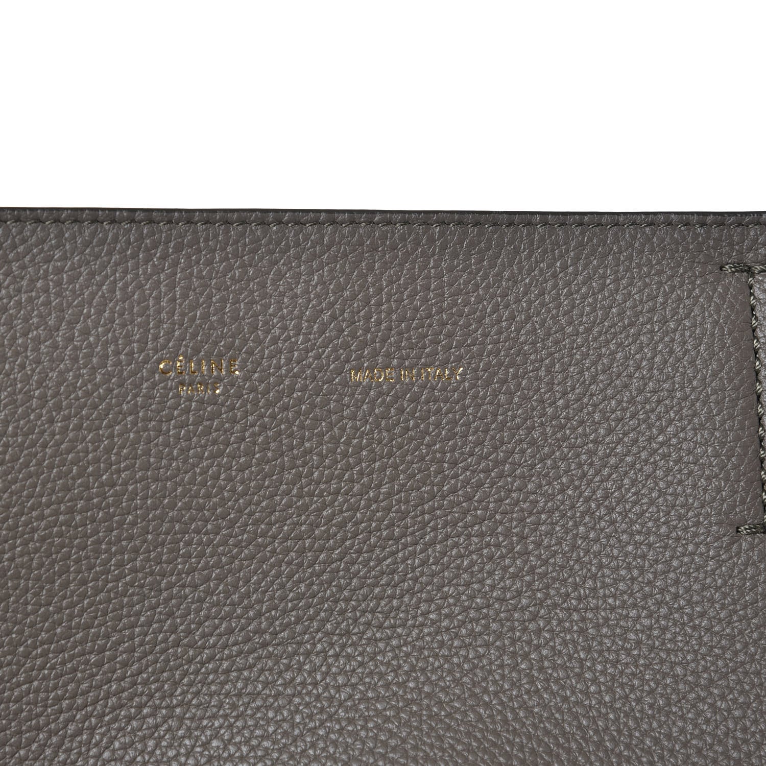 Celine Soft Grained Calfskin Small Belt Cabas Phantom Taupe 9 of 9