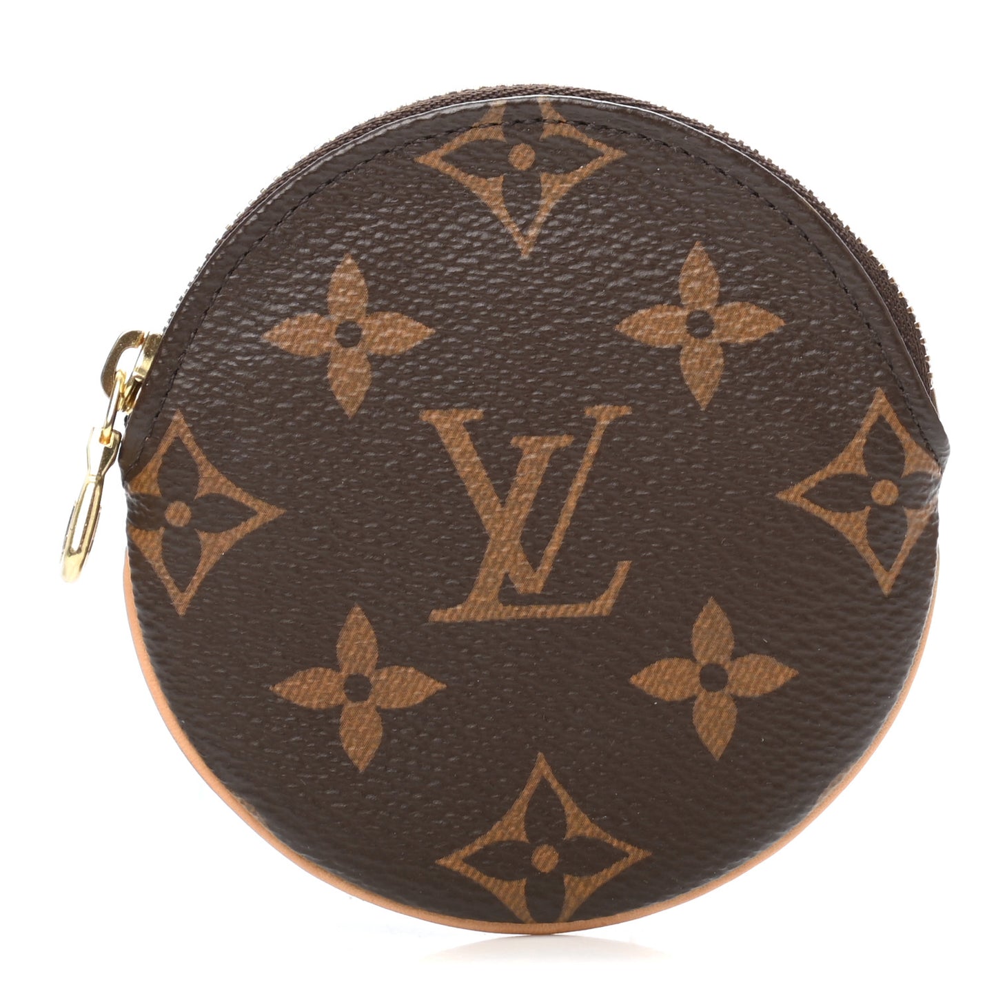 Monogram Round Coin Purse