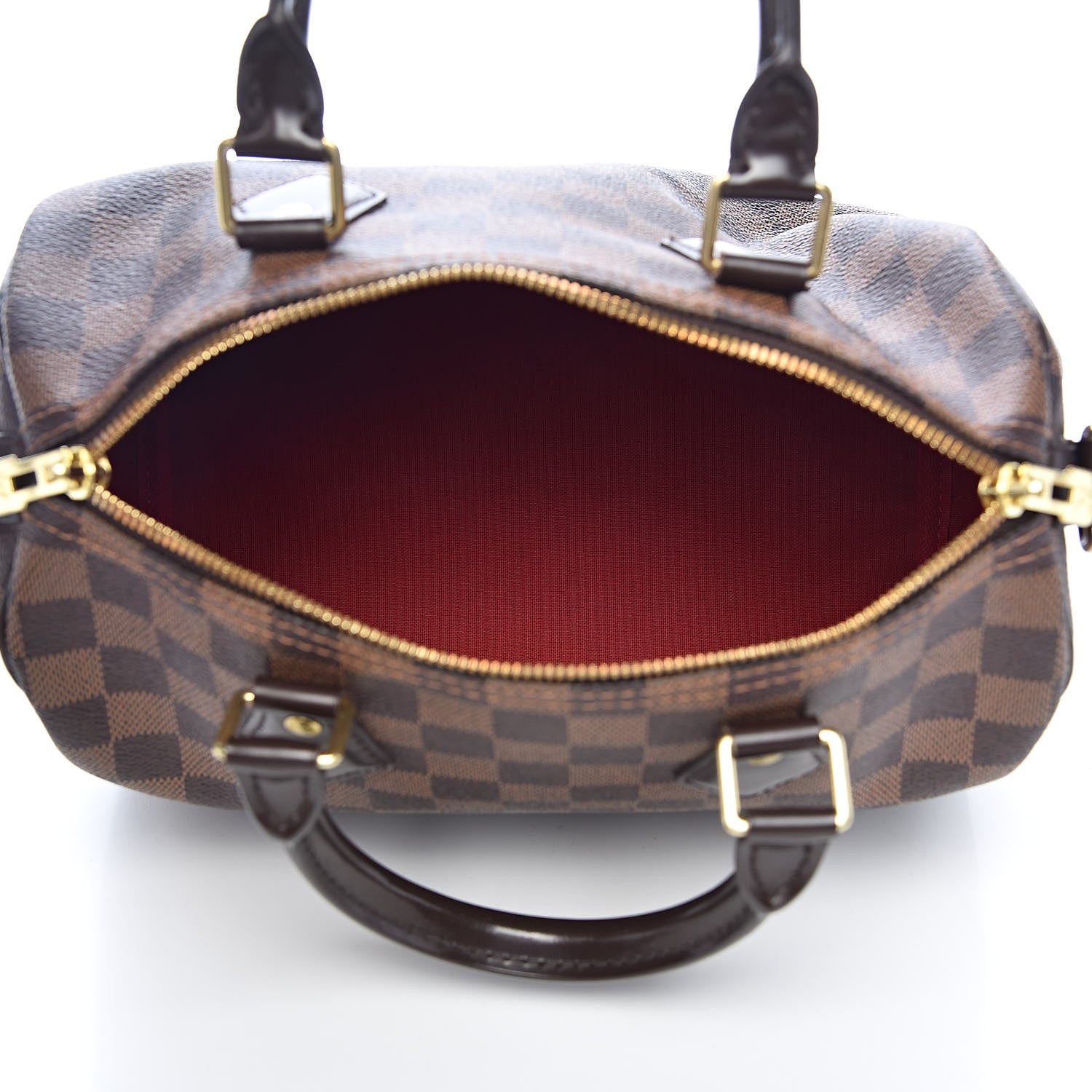 Louis Vuitton Damier Ebene Speedy Bandouliere 25 5 of 11
