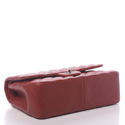 Chanel Lambskin Quilted Jumbo Double Flap Red 4 of 12