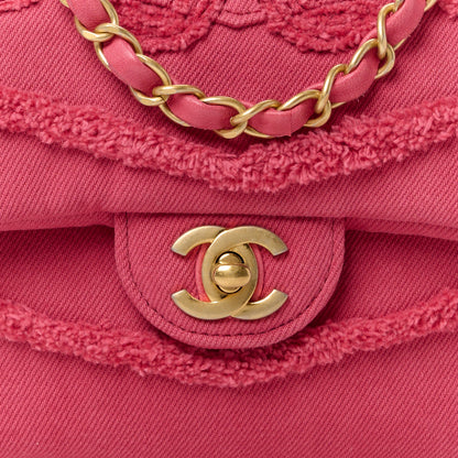 Chanel Denim Coco Flap Pink 9 of 12
