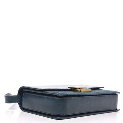 Saint Laurent Smooth Calfskin Suede Medium Bellechasse Dark Turquoise 4 of 9
