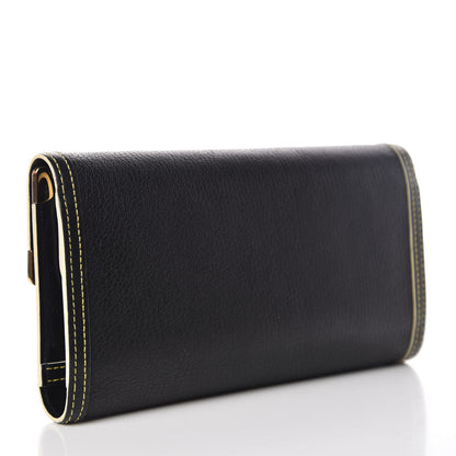 Louis Vuitton Suhali Porte Tresor International Wallet Black 3 of 8