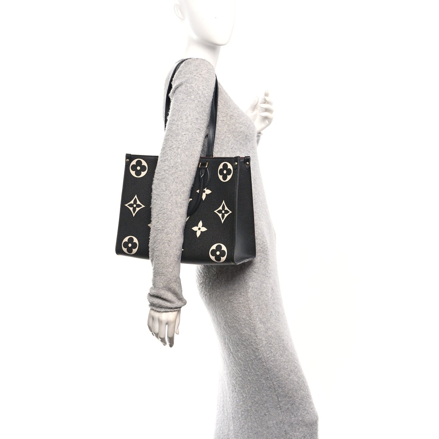 Empreinte Monogram Giant Onthego MM Black Beige