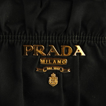 Prada Tessuto Nylon Gaufre Shopping Satchel Black 5 of 8