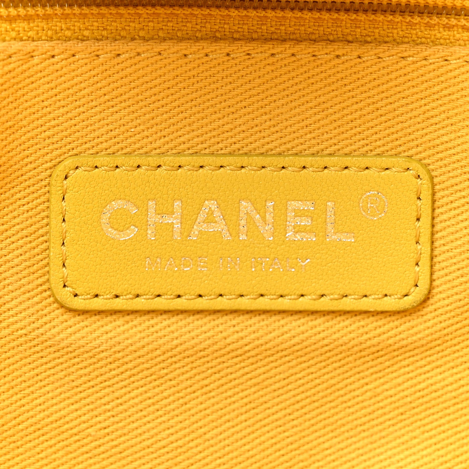 Chanel Woven Straw Raffia Medium Deauville Tote Yellow 6 of 17