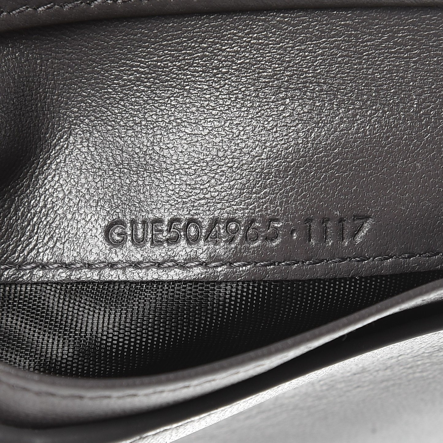 Lambskin Y Quilted Monogram Compact Loulou Wallet Asphalt