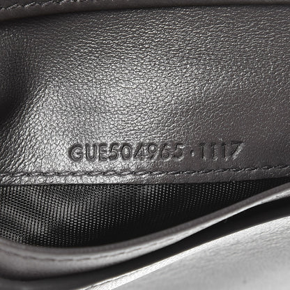 Saint Laurent Lambskin Y Quilted Monogram Compact Loulou Wallet Asphalt 8 of 8