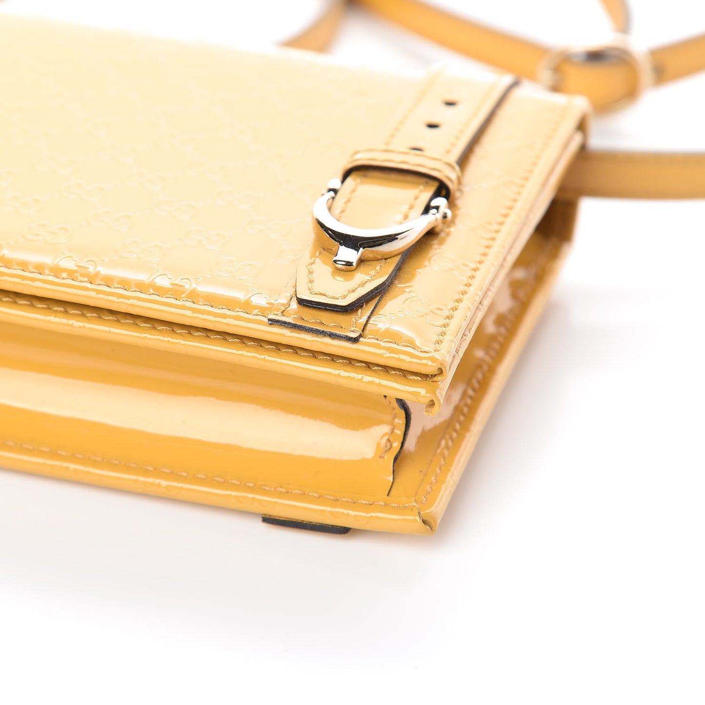 Patent Microguccissima Mini Nice Wallet Bumblebee
