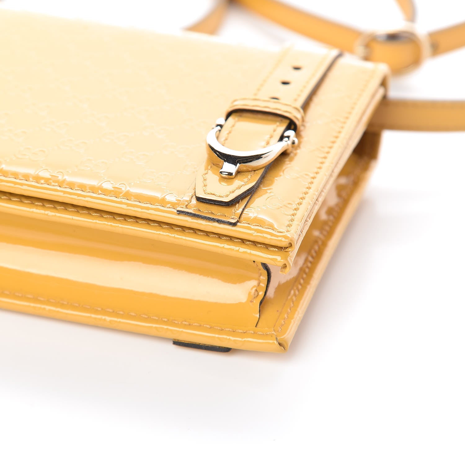 Gucci Patent Microguccissima Mini Nice Wallet Bumblebee 8 of 10
