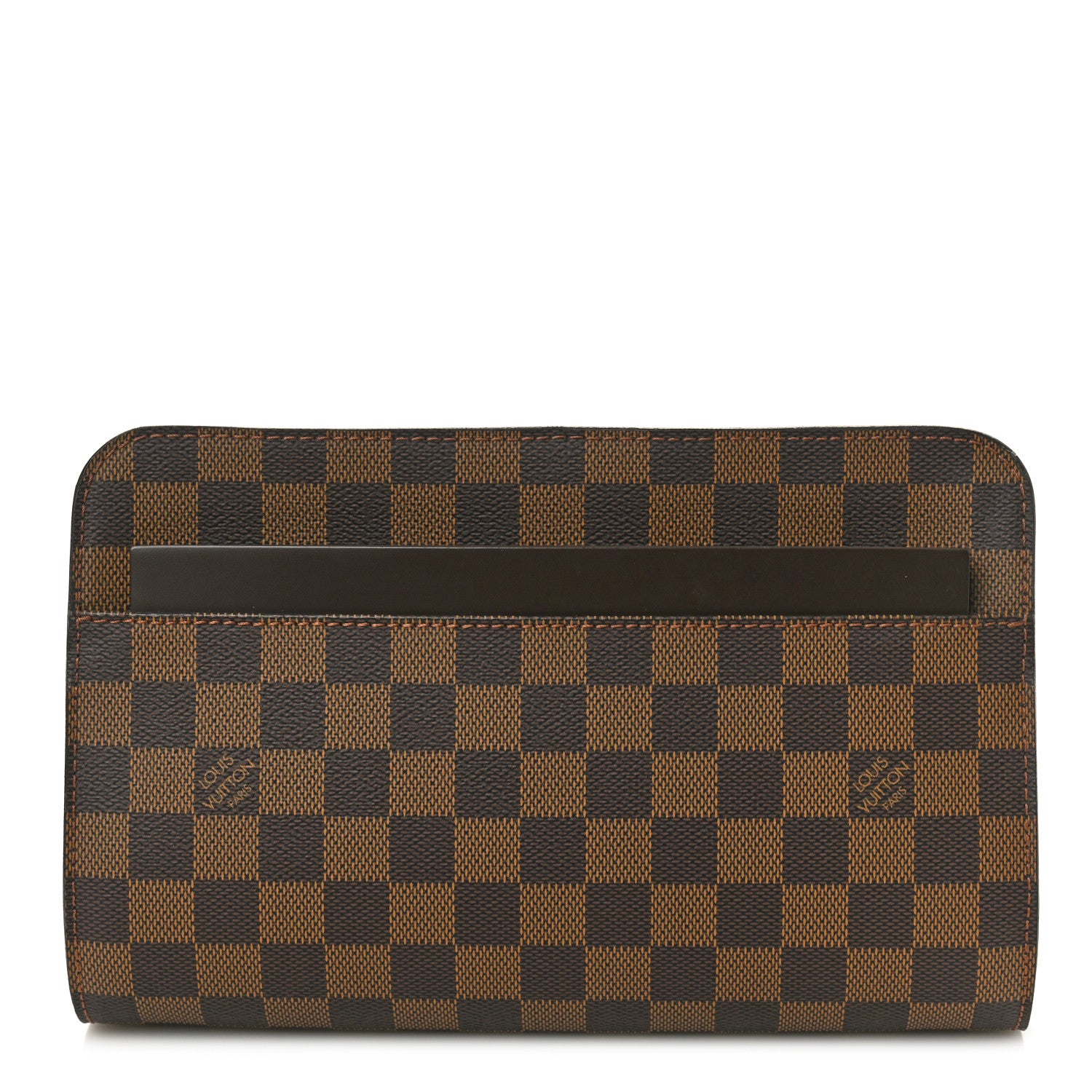 Louis Vuitton Damier Ebene Pochette Saint Louis Clutch 1 of 9