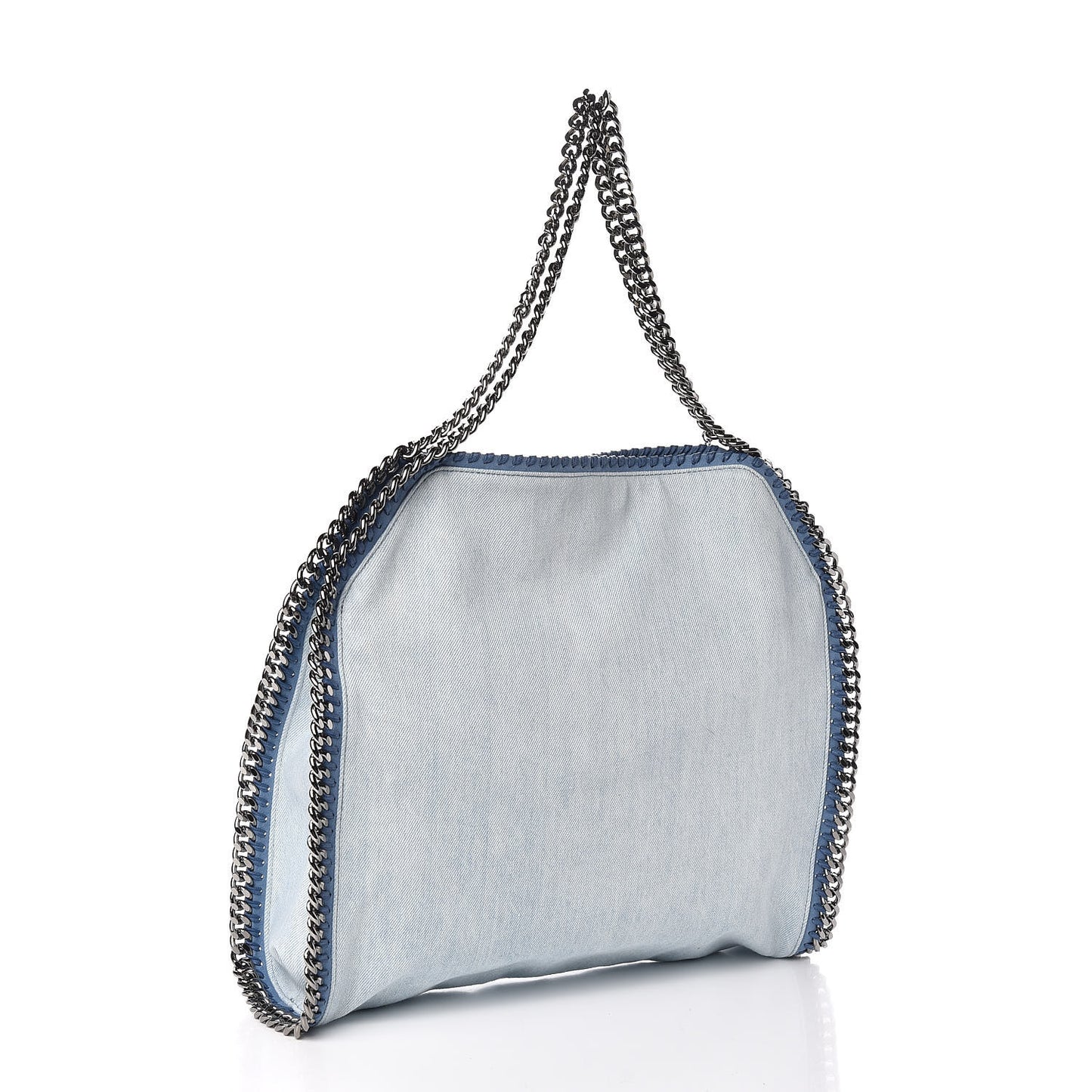 Denim Poppy Small Falabella Tote Blue