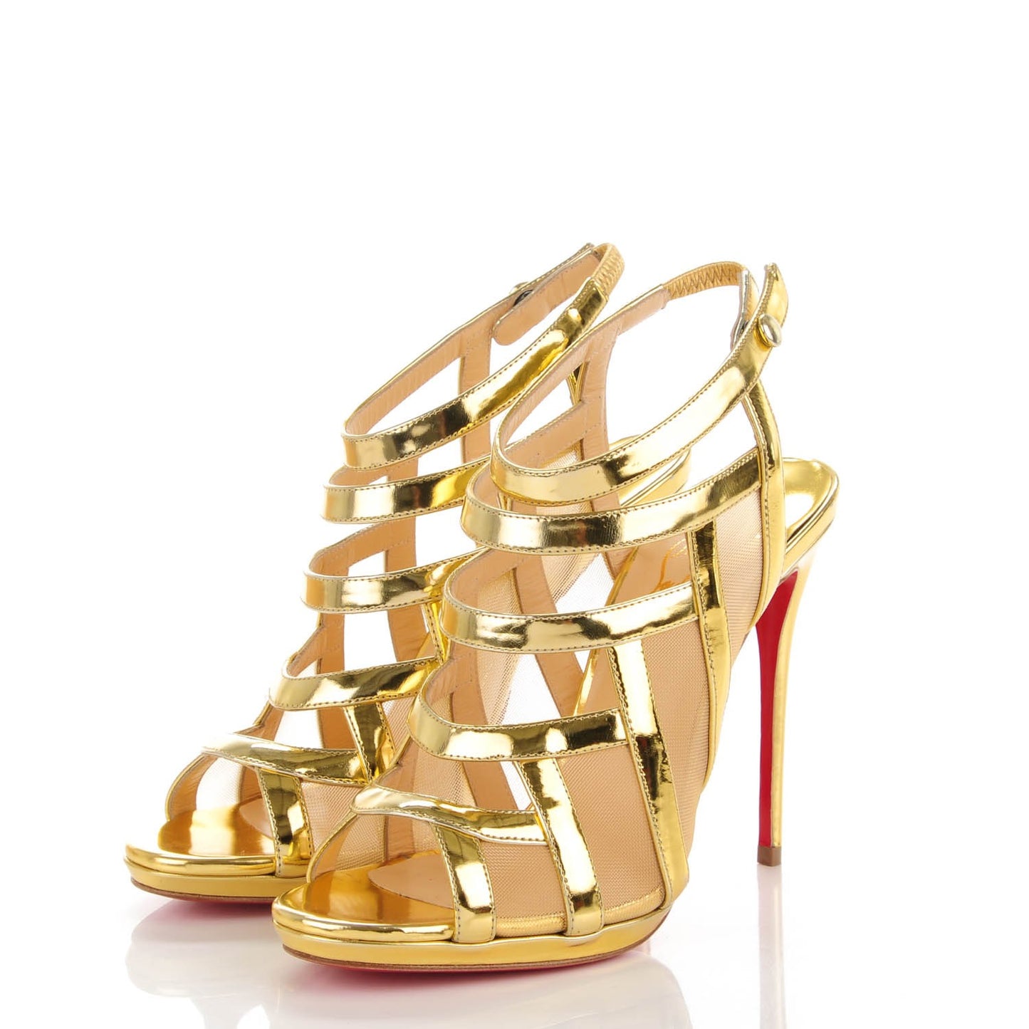 Specchio Nicole K 120 Sandals 35.5 Gold