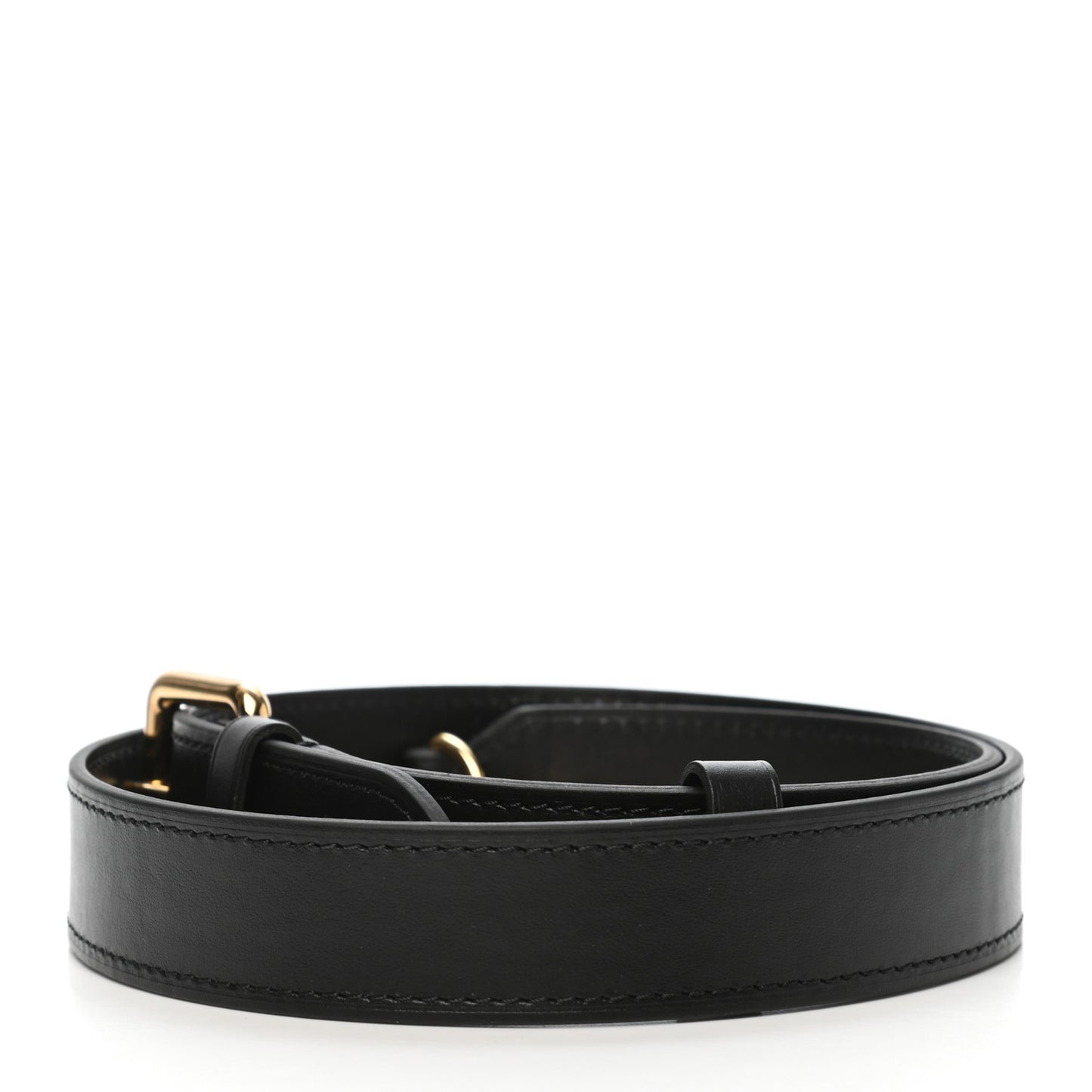 Calfskin Odeon PM Adjustable Shoulder Strap Black
