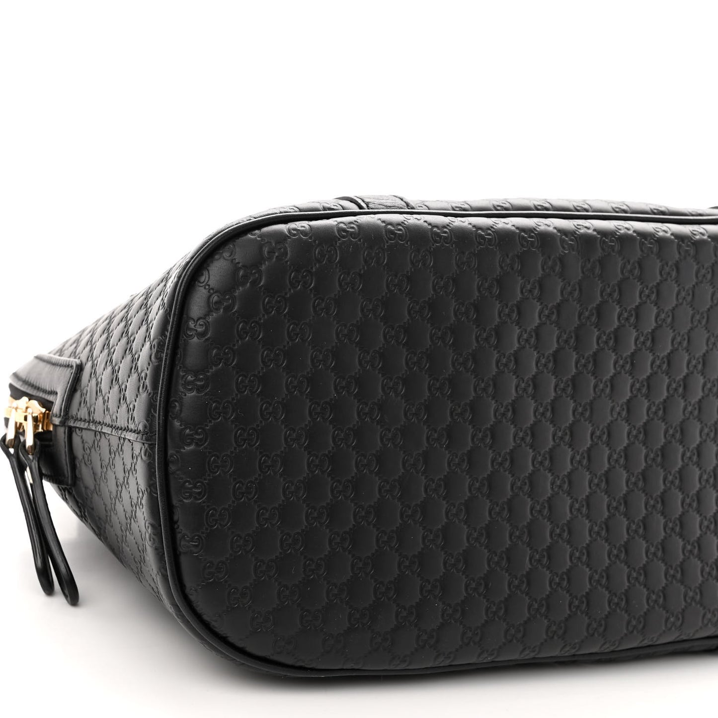 Microguccissima Medium Dome Bag Black
