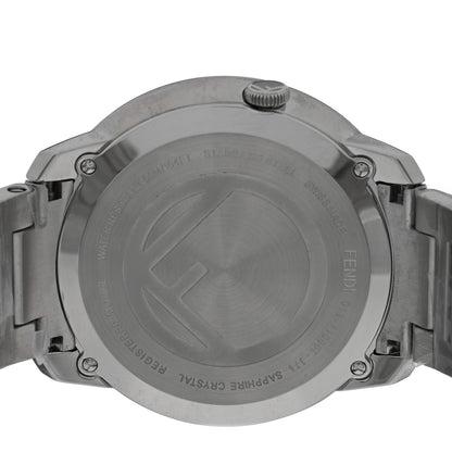 Fendi Stainless Steel 36mm Run Away Quartz Watch Black 4 of 5