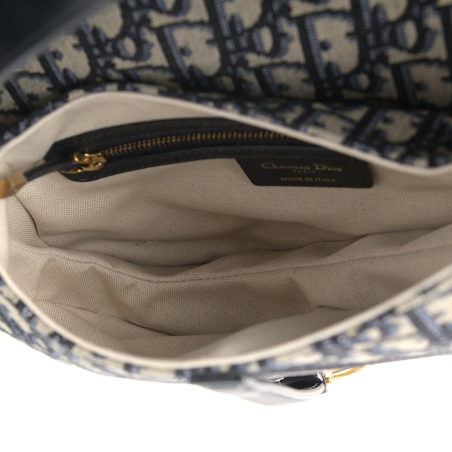 Oblique Saddle Bag Blue