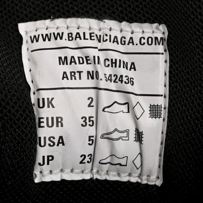 Balenciaga Mesh Nylon Fabric Womens Track Sneakers 35 Black Grey 8 of 8
