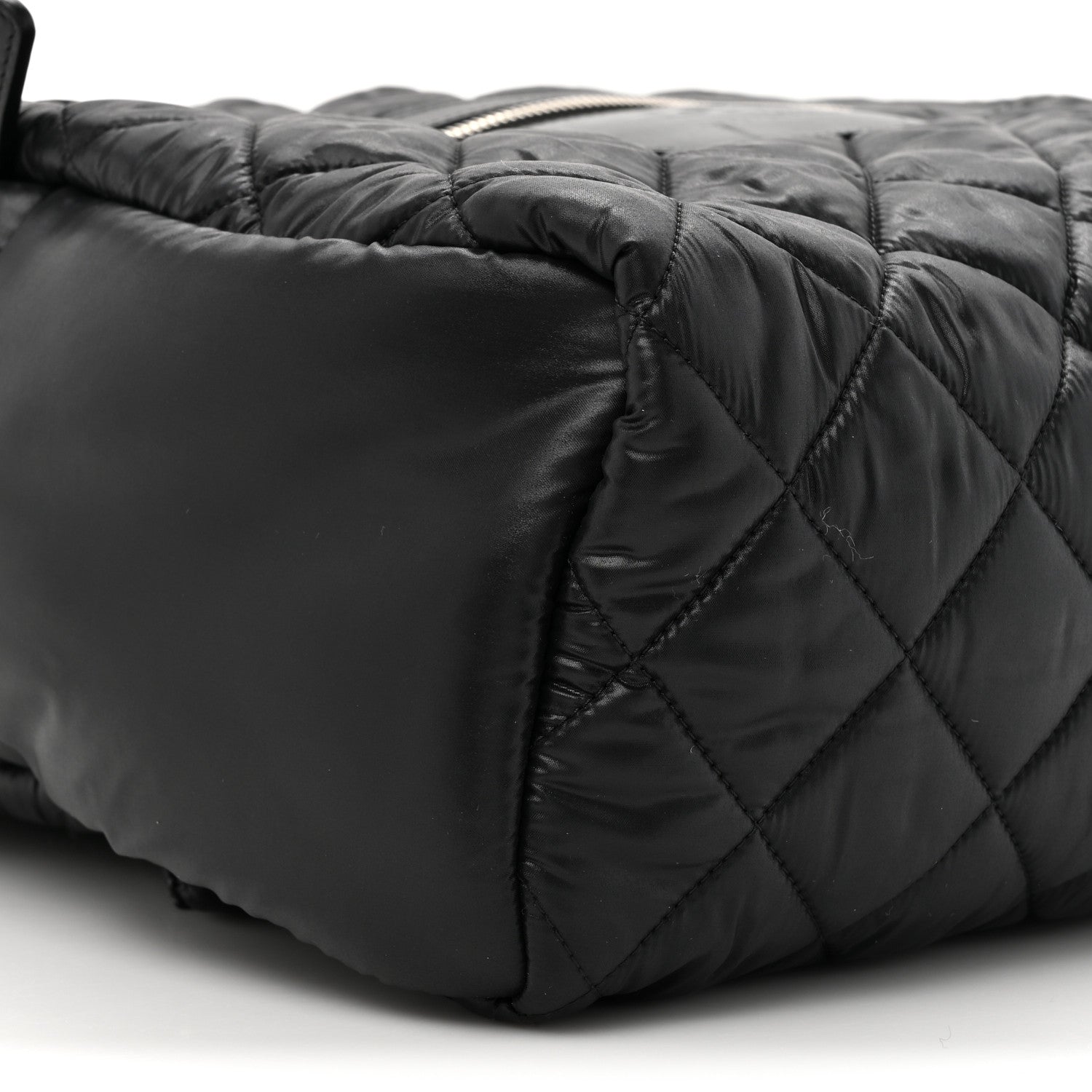 Chanel Nylon Quilted Coco Cocoon Backpack Black 10 of 10