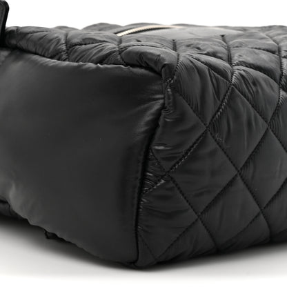 Chanel Nylon Quilted Coco Cocoon Backpack Black 10 of 10