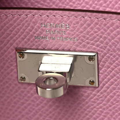Hermes Epsom Kelly Pocket Compact Wallet Mauve Sylvestre 6 of 8