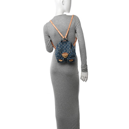 Louis Vuitton Denim Venice Backpack Blue 2 of 10