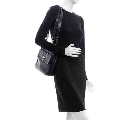 Chanel Caviar Shoulder Bag Black 2 of 14