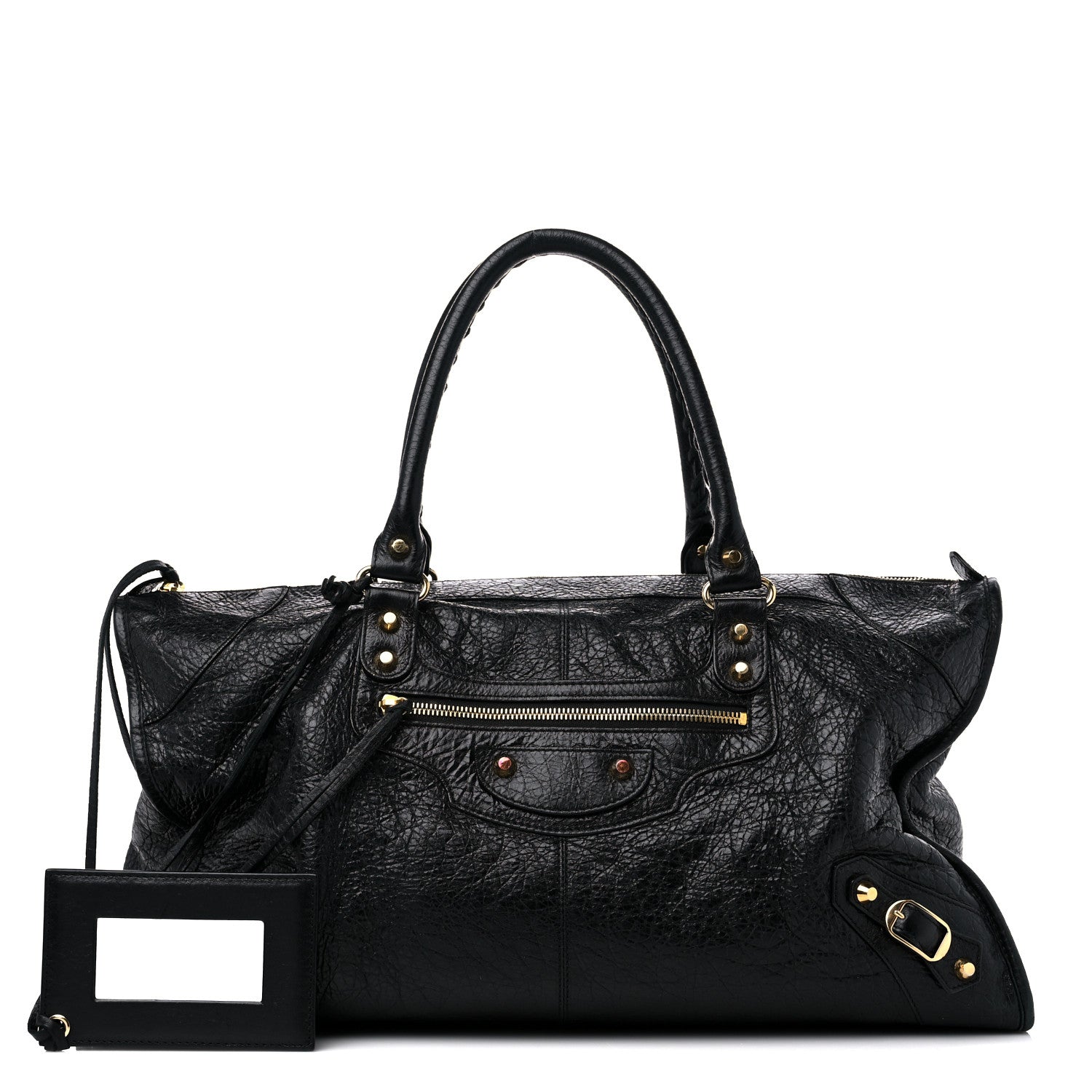 Balenciaga Agneau Classic Gold Hardware Work Black 1 of 14