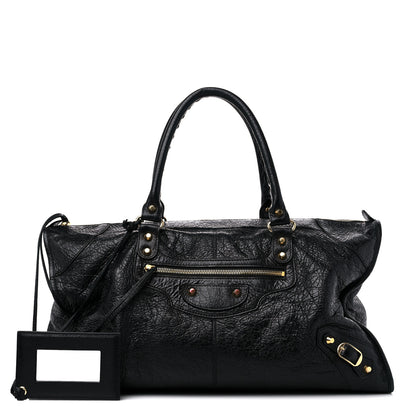 Balenciaga Agneau Classic Gold Hardware Work Black 1 of 14