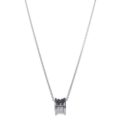 Bulgari 18K White Gold B.Zero1 Pendant Necklace 1 of 6