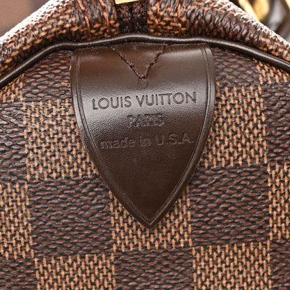 Louis Vuitton Damier Ebene Speedy 35 6 of 12