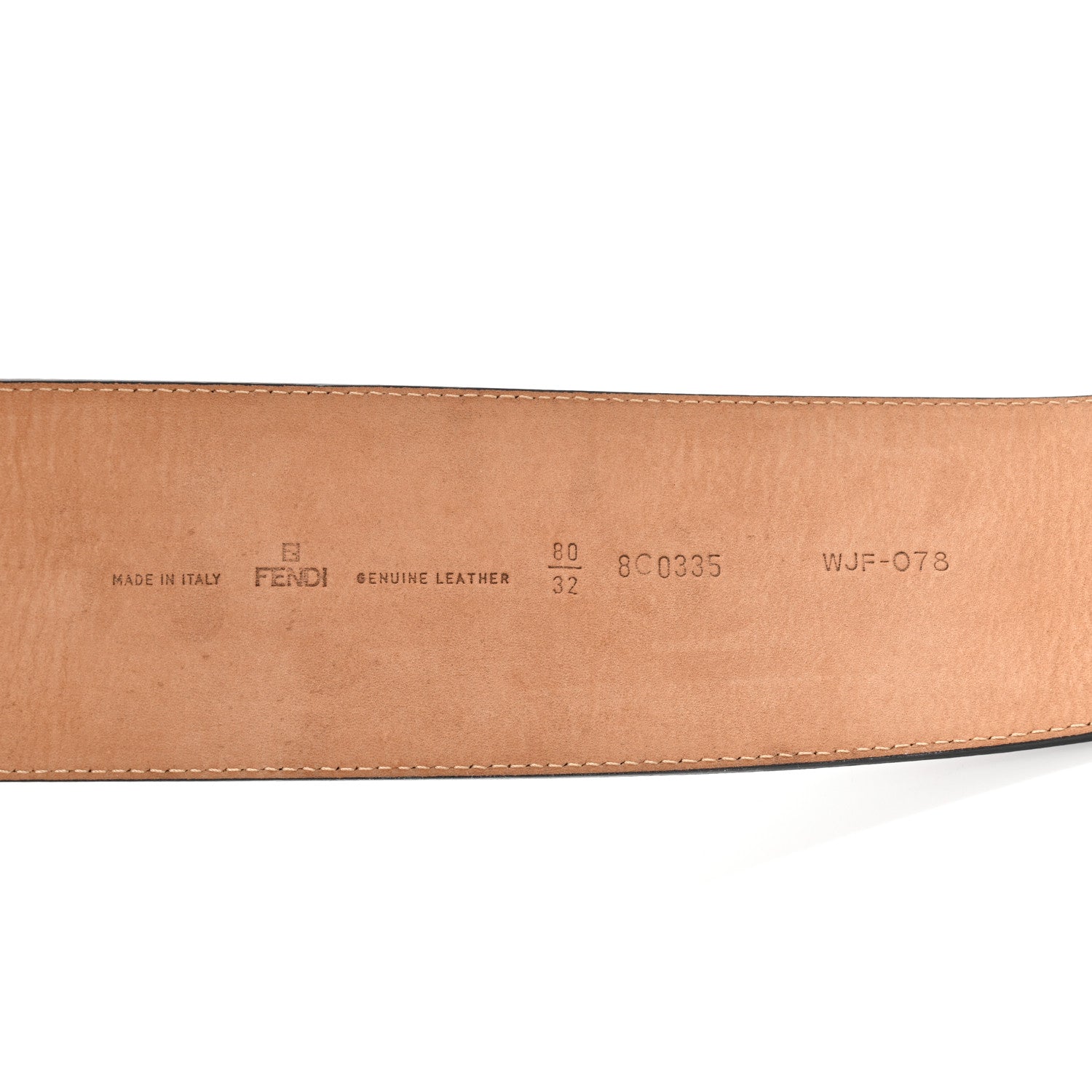 Fendi Calfskin Belt 80 32 Black 5 of 7