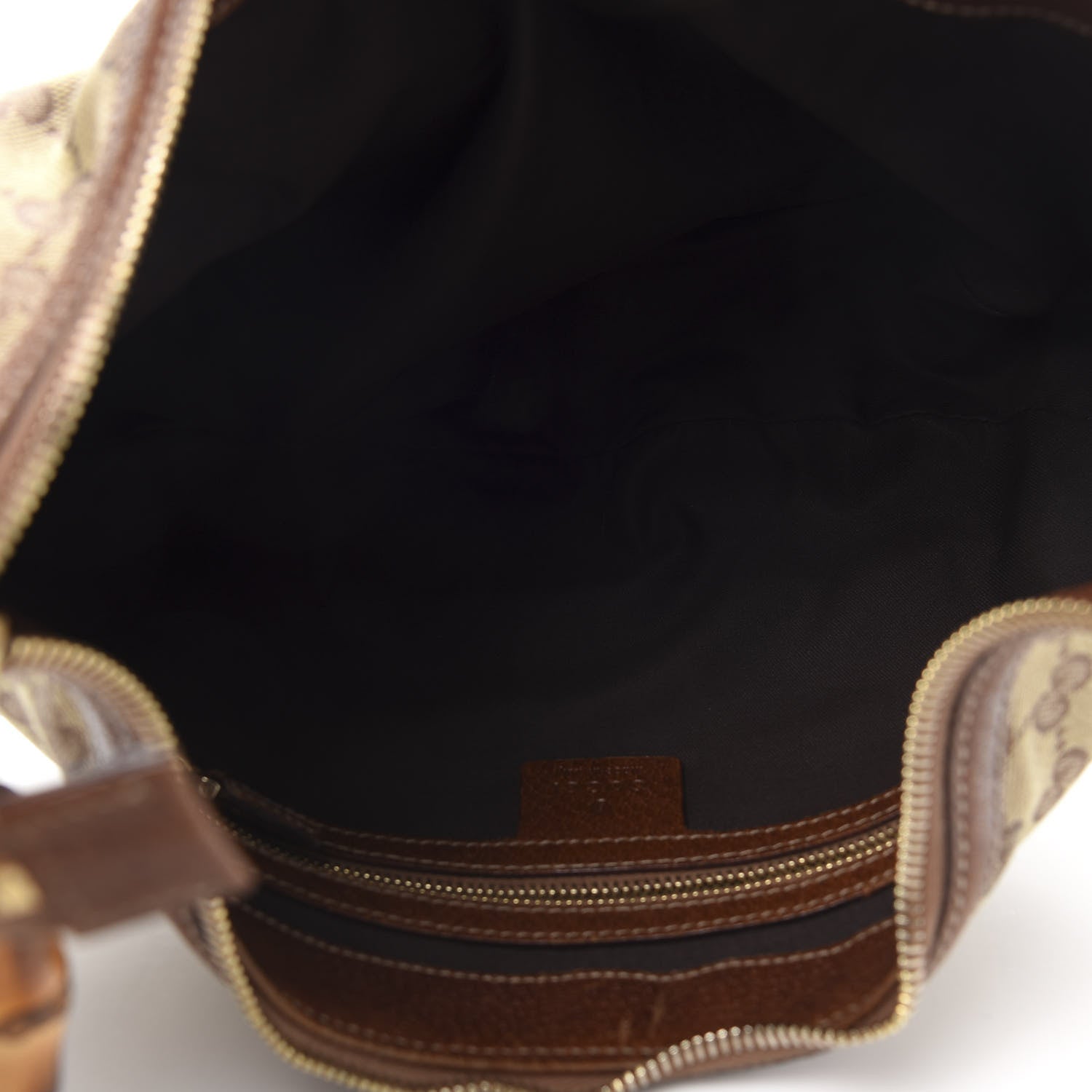 Gucci Monogram Bamboo Ring Hobo Brown 5 of 13