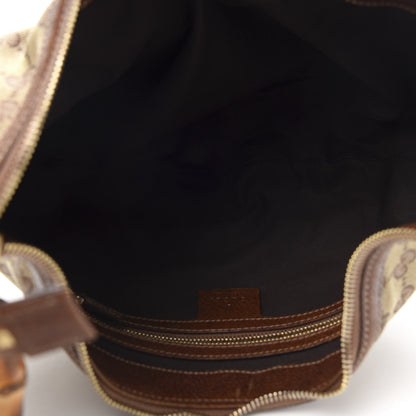 Gucci Monogram Bamboo Ring Hobo Brown 5 of 13