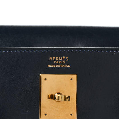 Hermes Box Kelly Sellier 32 Bleu Marine 6 of 12