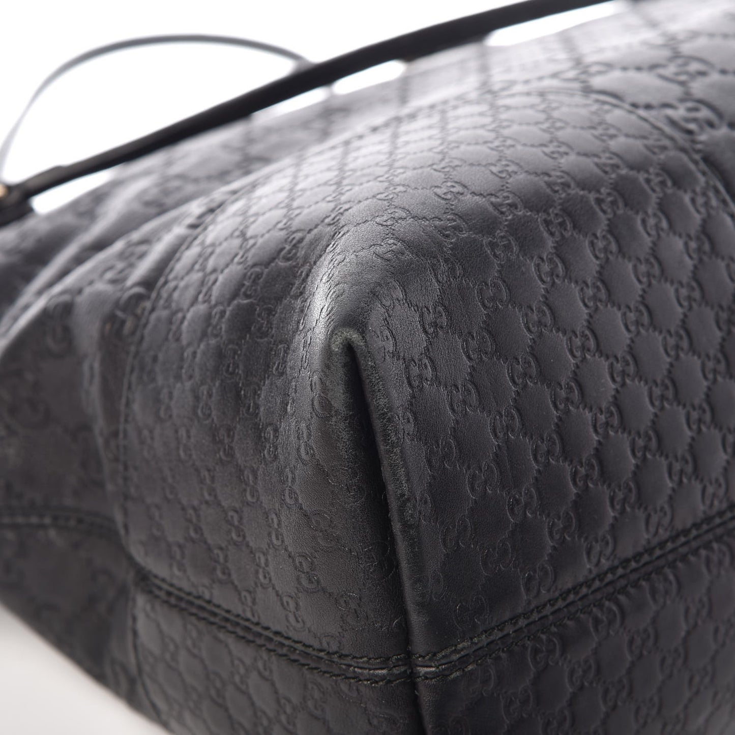 Guccissima Medium Bree Shoulder Bag Black