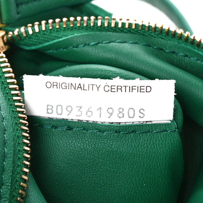 Bottega Veneta Lambskin Maxi Intrecciato Cassette Crossbody Bag Racing Green 8 of 12