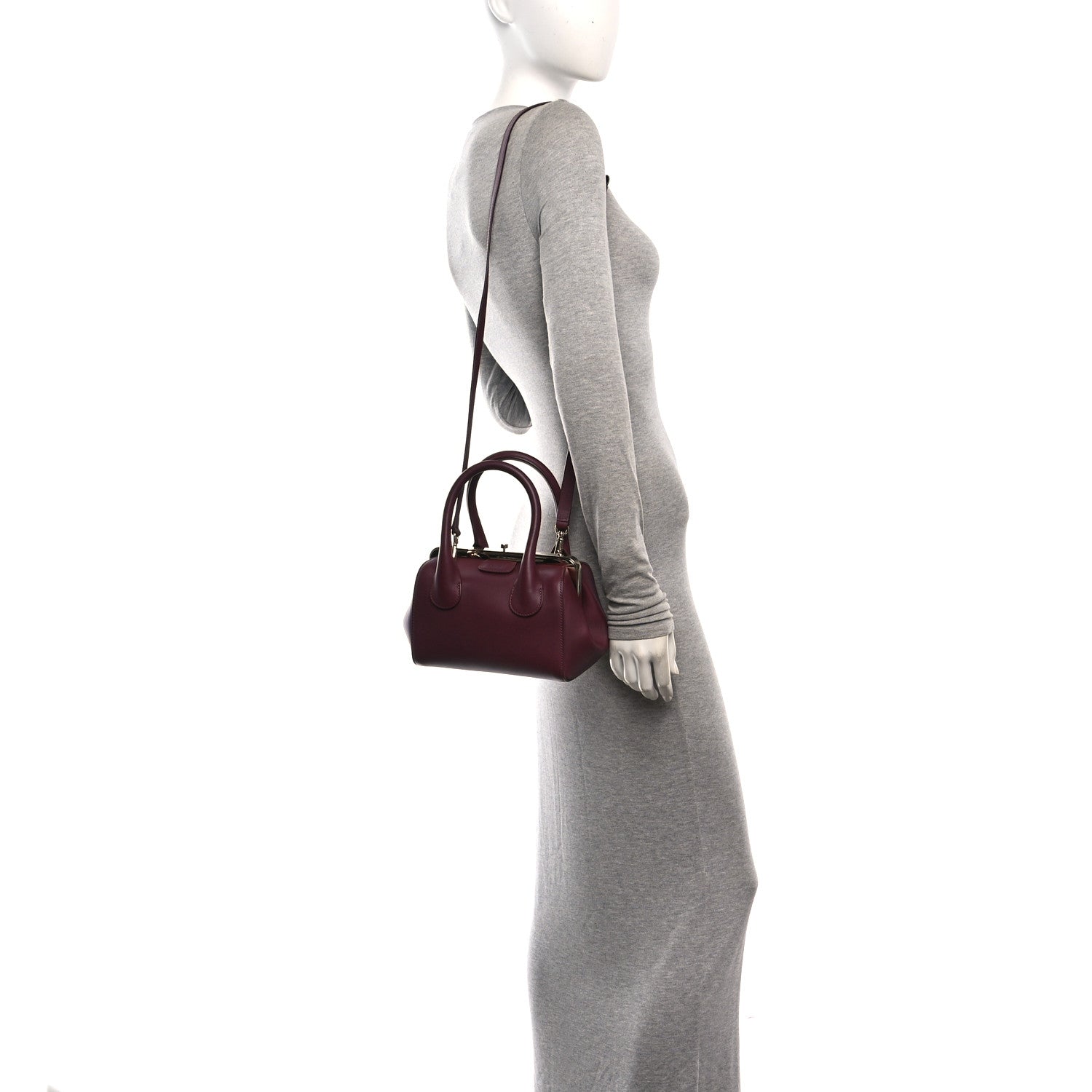 Chloe Calfskin Small Joyce Burgundy 2 of 9