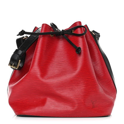 Louis Vuitton Epi Petit Noe Red Black 1 of 17