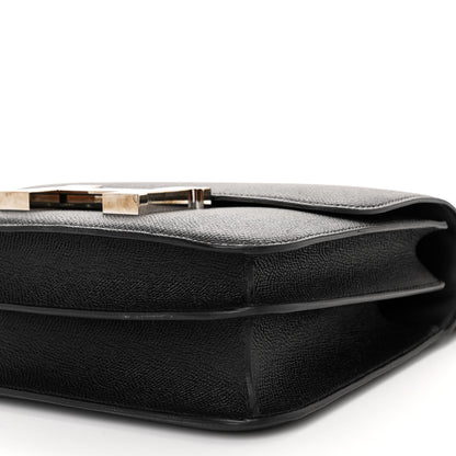 Hermes Epsom Enamel Constance 24 Black Bleu Saint Cyr 10 of 11