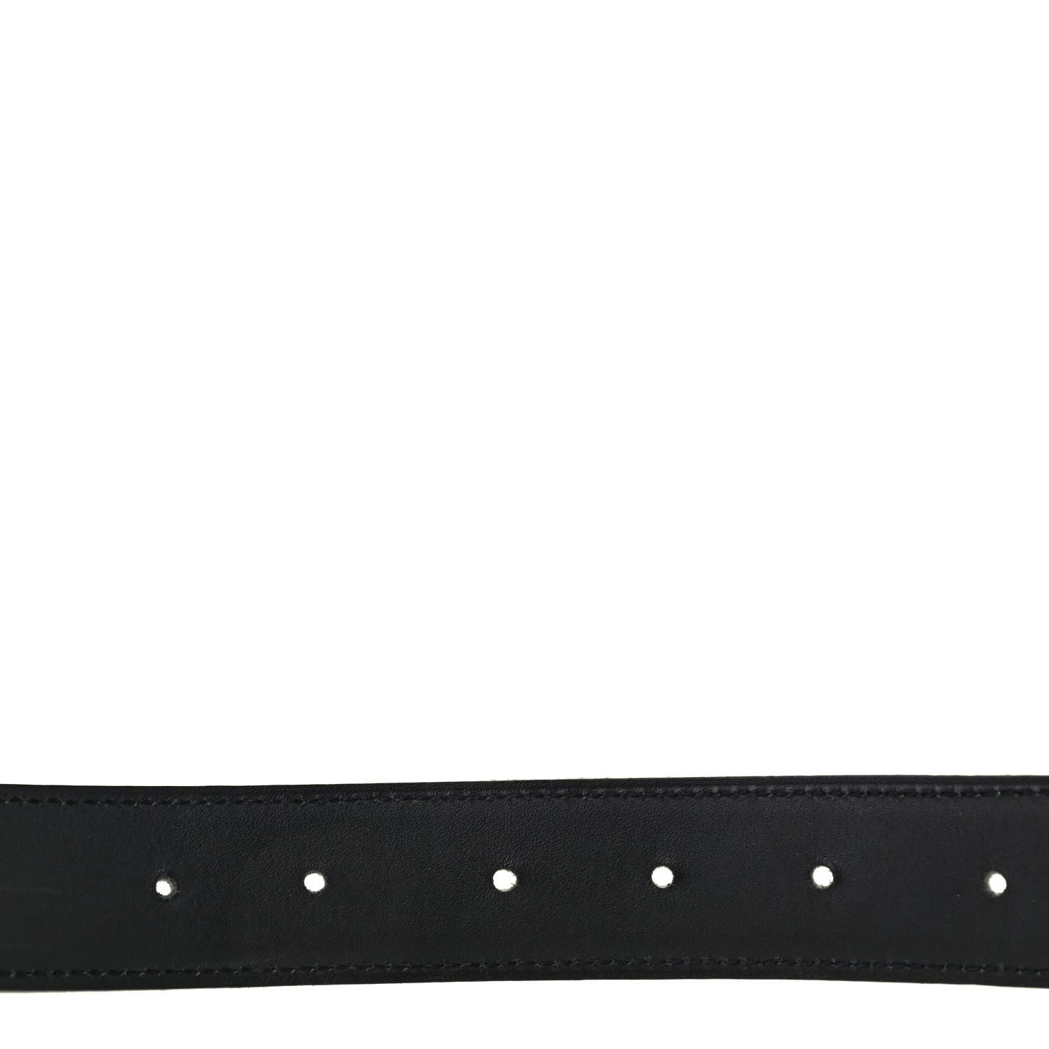Hermes Swift Epsom 32mm Belt Strap 85 Black White 5 of 6