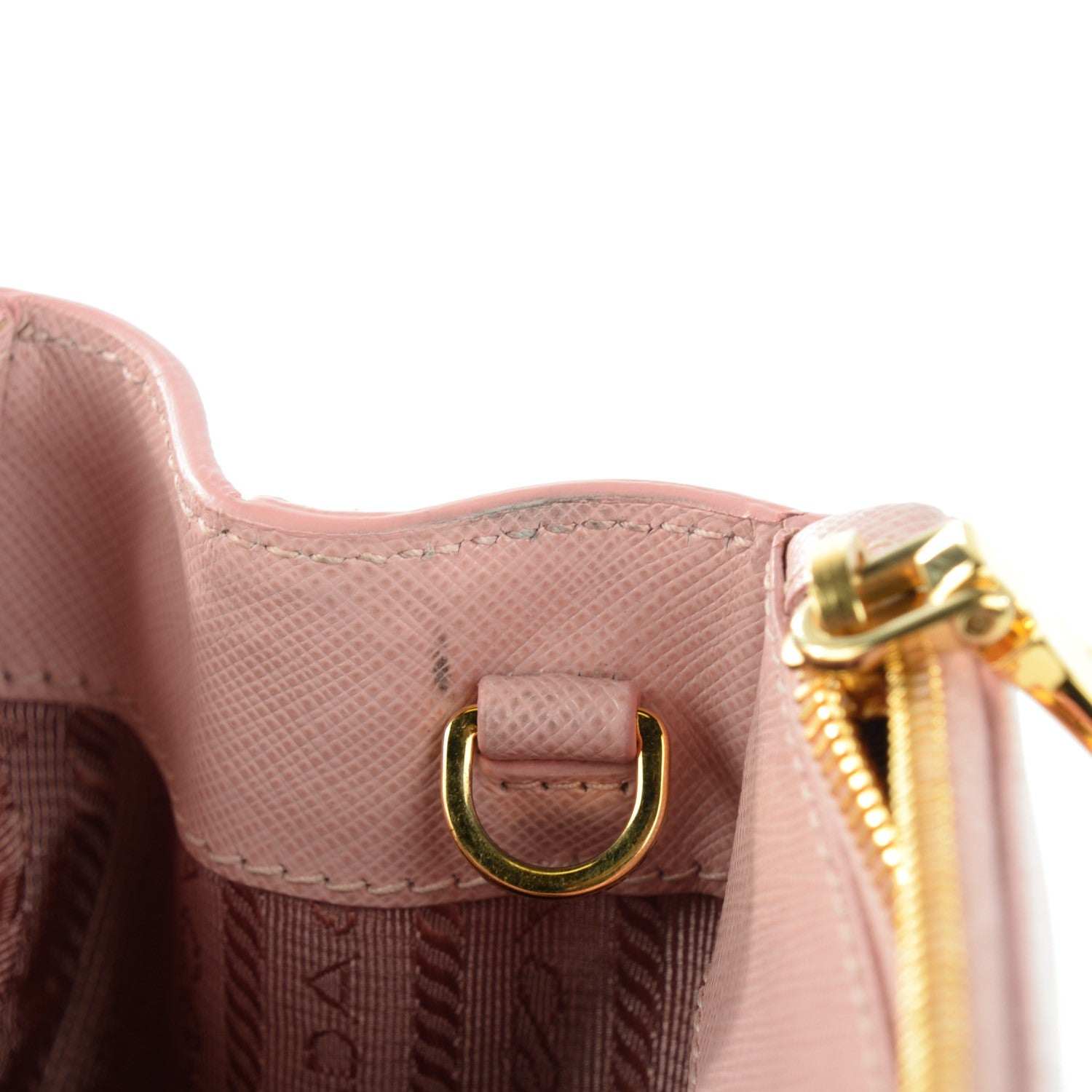 Prada Saffiano Small Galleria Double Zip Tote Orchidea 7 of 12