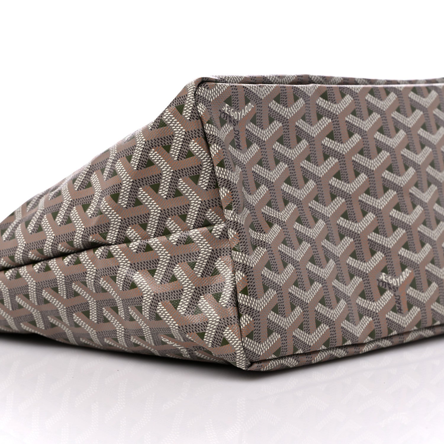 Goyard Goyardine Saint Louis Claire Voie PM Khaki 9 of 10