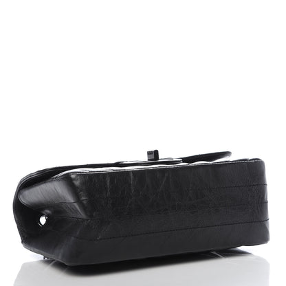 Chanel Aged Calfskin Chevron Quilted 2.55 Reissue Mini Flap So Black 4 of 13