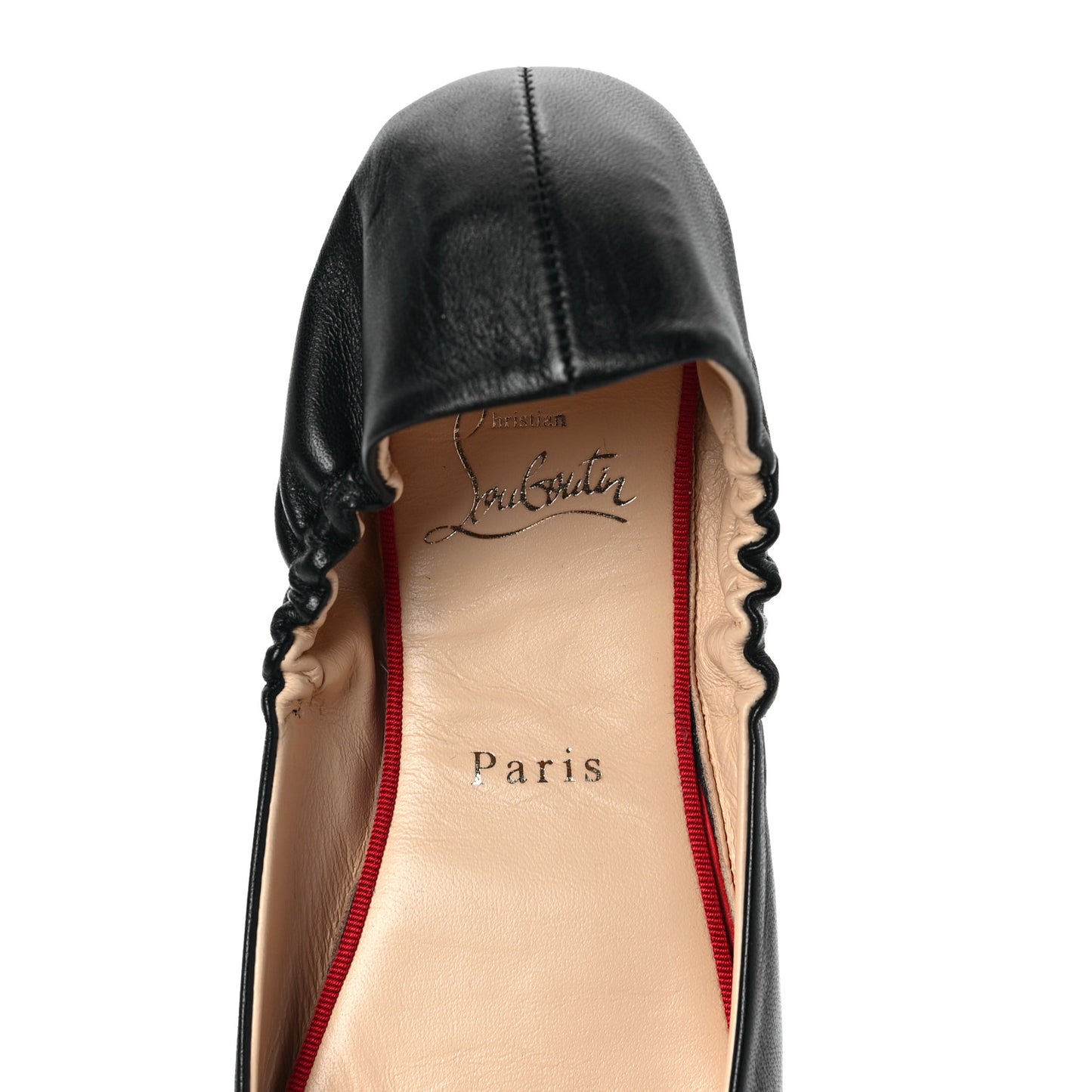 Nappa Air Loubi Ballet Flats 37 Black